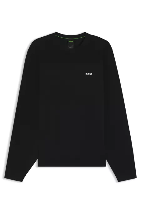 Mixed-structure sweater with moisture management