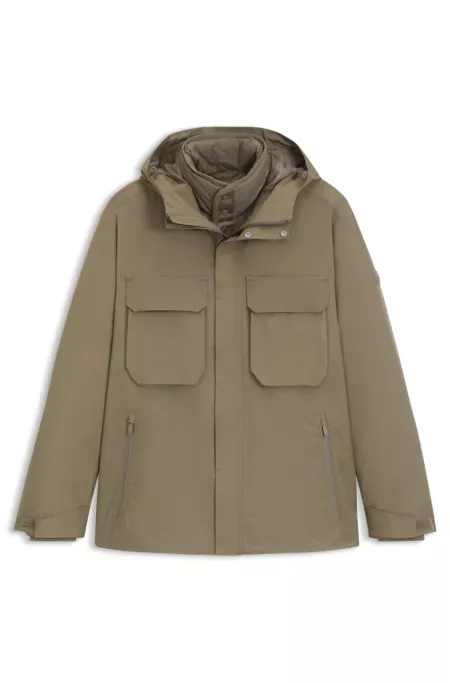 GORE-TEX® waterproof jacket with removable padded inner