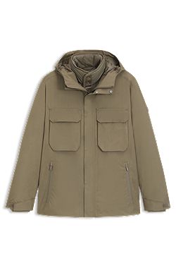 GORE-TEX® waterproof jacket with removable padded inner