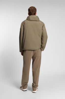 Veste imperm&eacute;able en GORE-TEX&reg; avec int&eacute;rieur matelass&eacute; amovible, Brun chin&eacute;