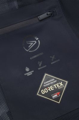 Waterdichte jas van GORE-TEX&reg; met verwijderbare, gewatteerde binnenkant, Donkerblauw