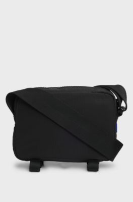 Reporter bag with rubber logo patch, Black