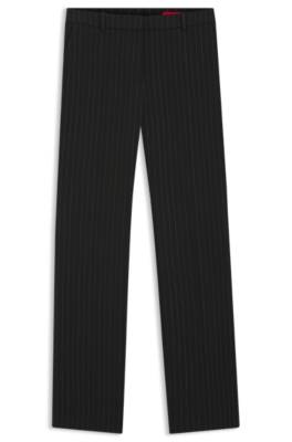 Regular-fit trousers with sparkling pinstripe 1