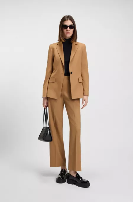 Veste Regular en flanelle chinée