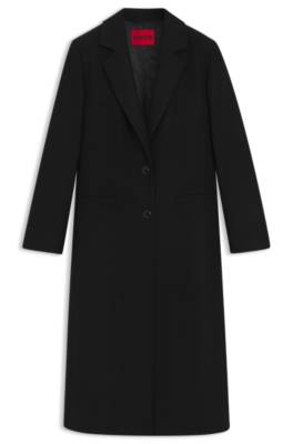 Relaxed fit coat in a wool blend