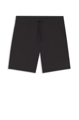 Short actif d&eacute;perlant extensible, Noir