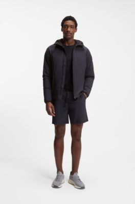 Active water-repellent shorts with four-way stretch, Dark Blue