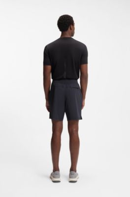 Active water-repellent shorts with four-way stretch, Dark Blue