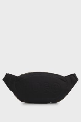 Heuptasje met logoplaatje in vintagelook , Kaki