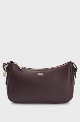 Crossbody bag with Double B monogram charm, Light Purple