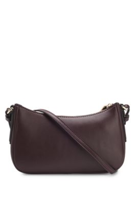 Crossbody bag with Double B monogram charm, Light Purple