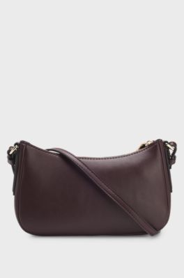 Crossbody bag with Double B monogram charm, Light Purple