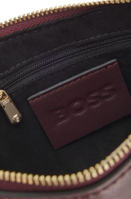 Crossbody bag with Double B monogram charm, Light Purple