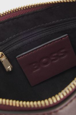 Crossbody bag with Double B monogram charm, Light Purple