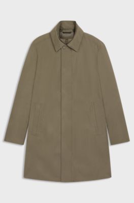 GORE-TEX&reg; waterproof coat with detachable bib, Light Brown