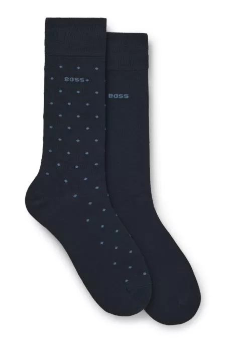 Zweierpack mittelhohe Socken aus Stretch-Bambus