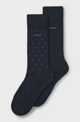2-pack regular-length stretch-bamboo socks, Dark Blue