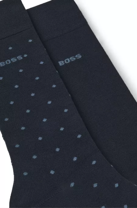 Zweierpack mittelhohe Socken aus Stretch-Bambus