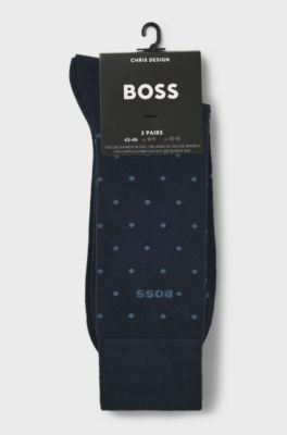2-pack regular-length stretch-bamboo socks, Dark Blue