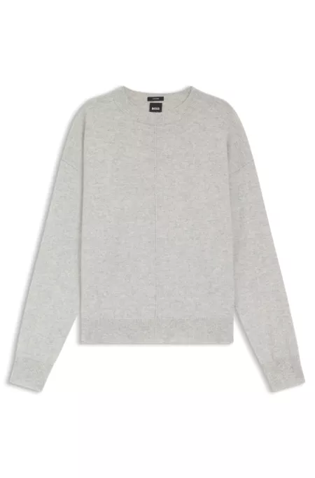Relaxed-fit sweater in 100% cashmere
