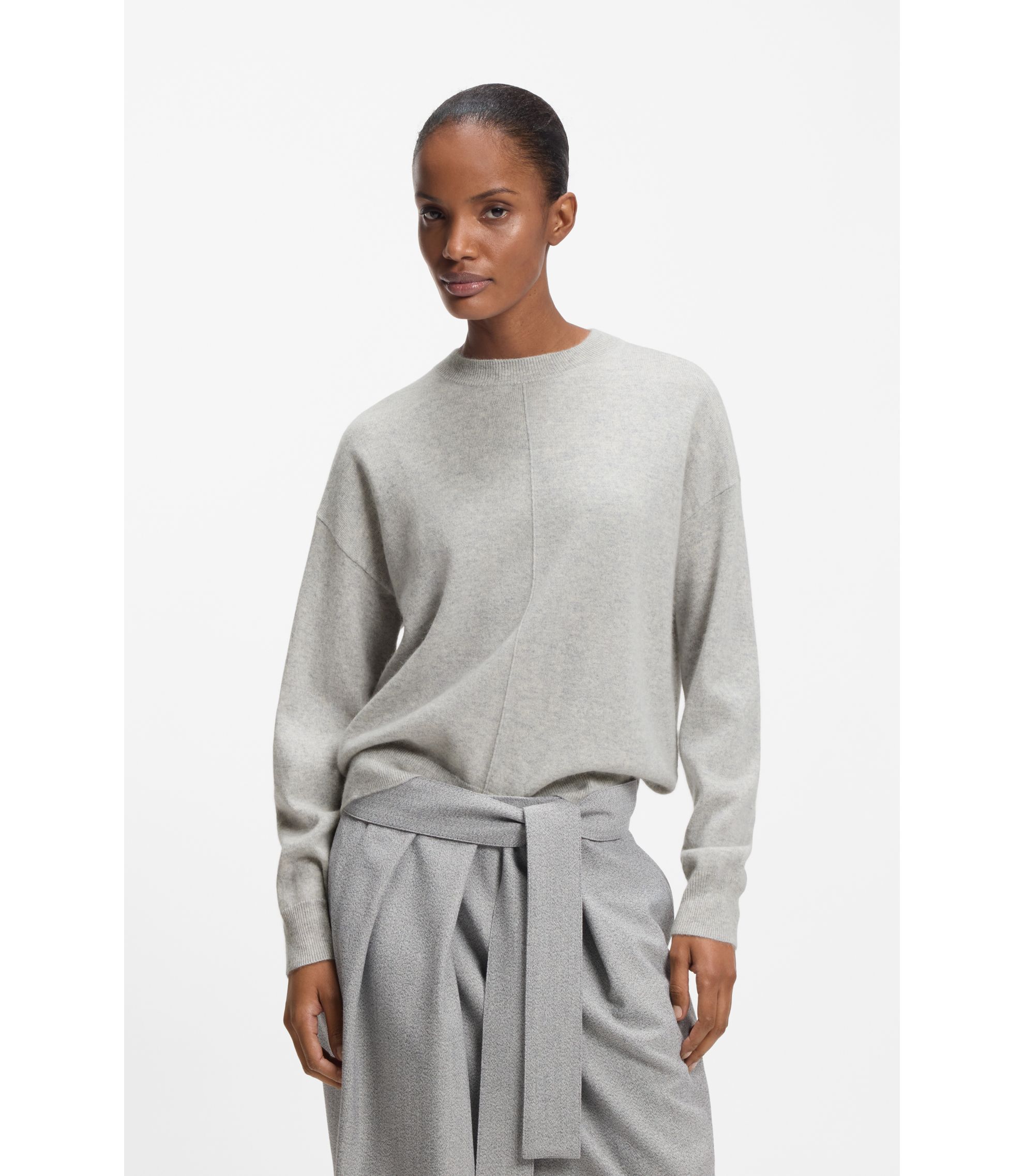 Relaxed-Fit Pullover aus 100 % Kaschmir