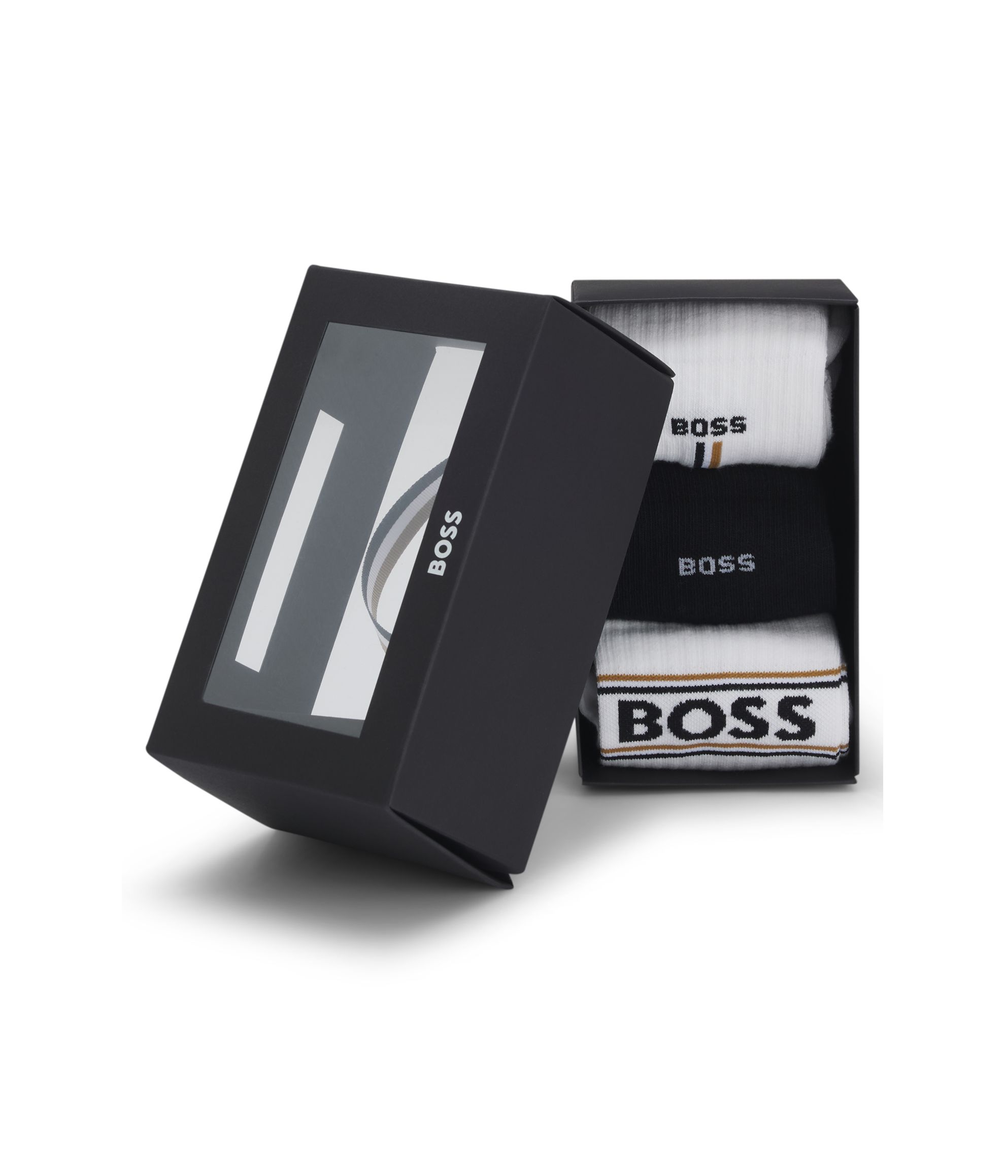 BOSS - ソックス3足セット ショートレングス ロゴディテール