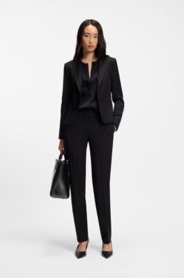 Tote bag with detachable logo strap, Black