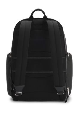 Backpack with contrast side pockets, Dark Grey