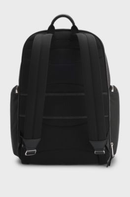 Backpack with contrast side pockets, Dark Grey