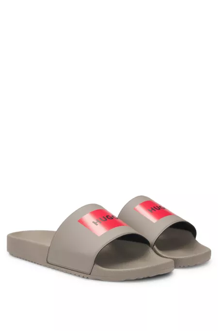 Slides with logo strap