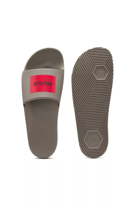 Slides with logo strap