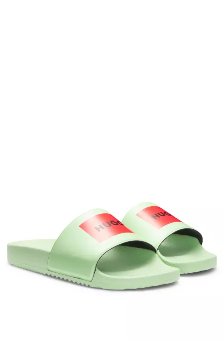 Slides with logo strap