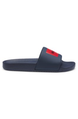 Hugo Slides with logo strap sandaler herr – bild 3