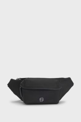 Belt bag with Double B monogram, Black