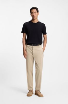 Suede desert boots with rubber sole, Beige