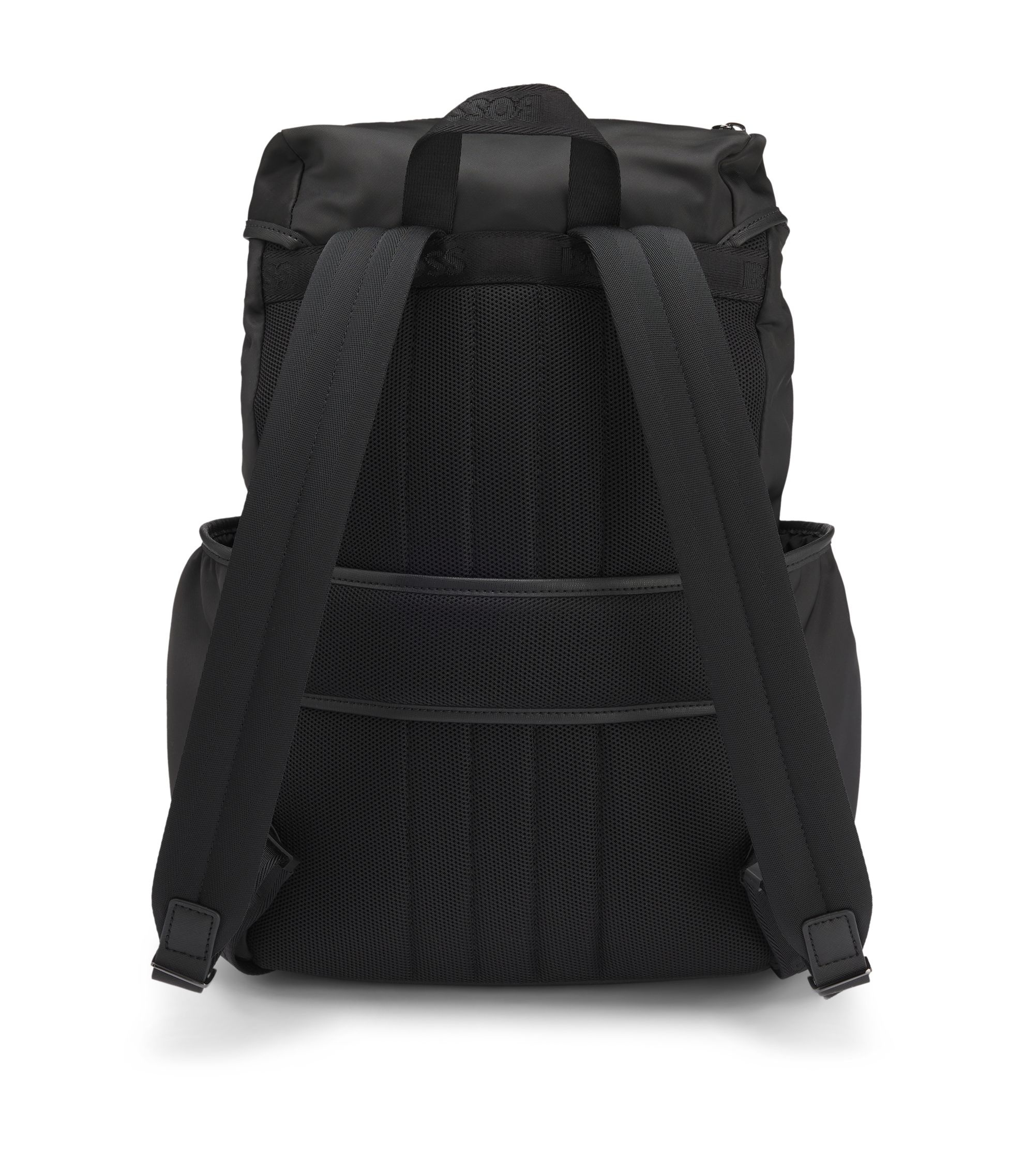 BOSS - ツイル バックパック Double Bモノグラム - ブラック