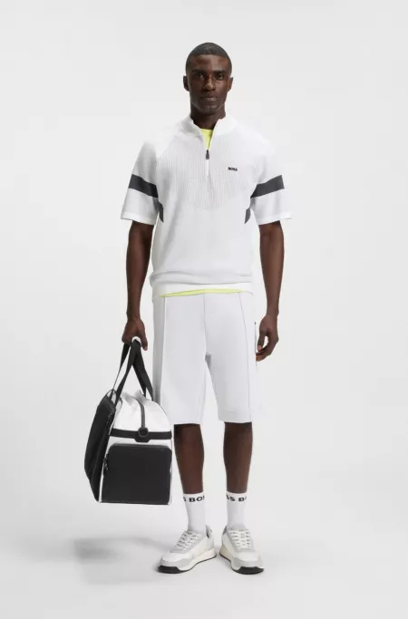 Sac de voyage color block avec logo réfléchissant