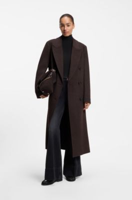 Rollneck top in stretch jersey, Black