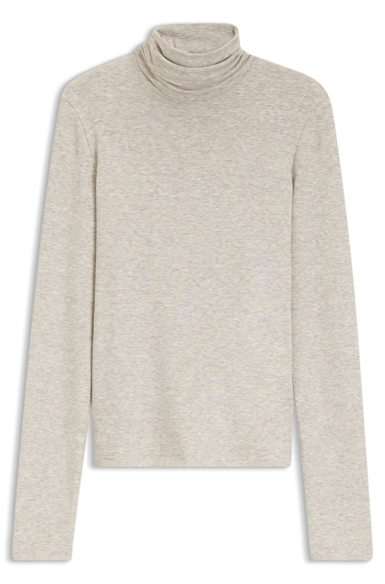 Boss Rollneck top in stretch jersey t-shirts dam
