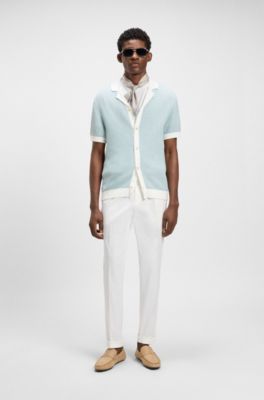 Mocassins en cuir nubuck avec semelle &agrave; picots, Beige