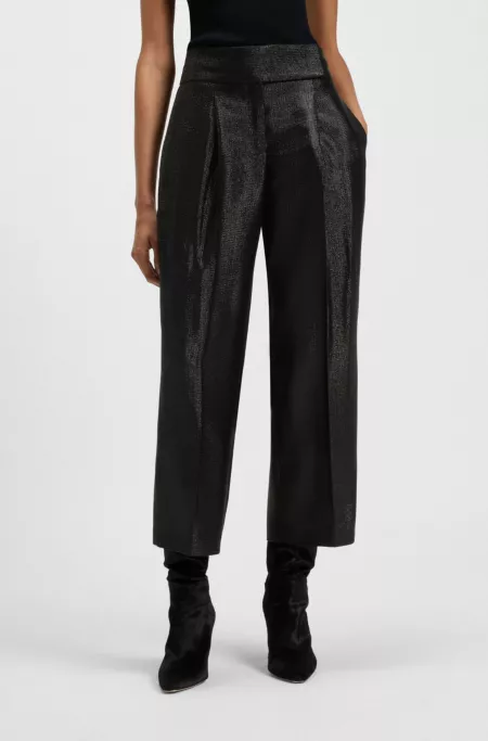 Pantalon Regular coupe large courte