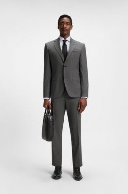 Chaussures derby en cuir &agrave; semelle ext&eacute;rieure durable, Noir