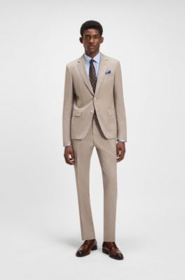 Derby shoes in leather with durable outsole, Dark Brown