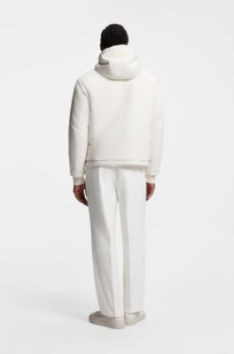BOSS x Steiff reversible jacket in teddy fabric, Natural
