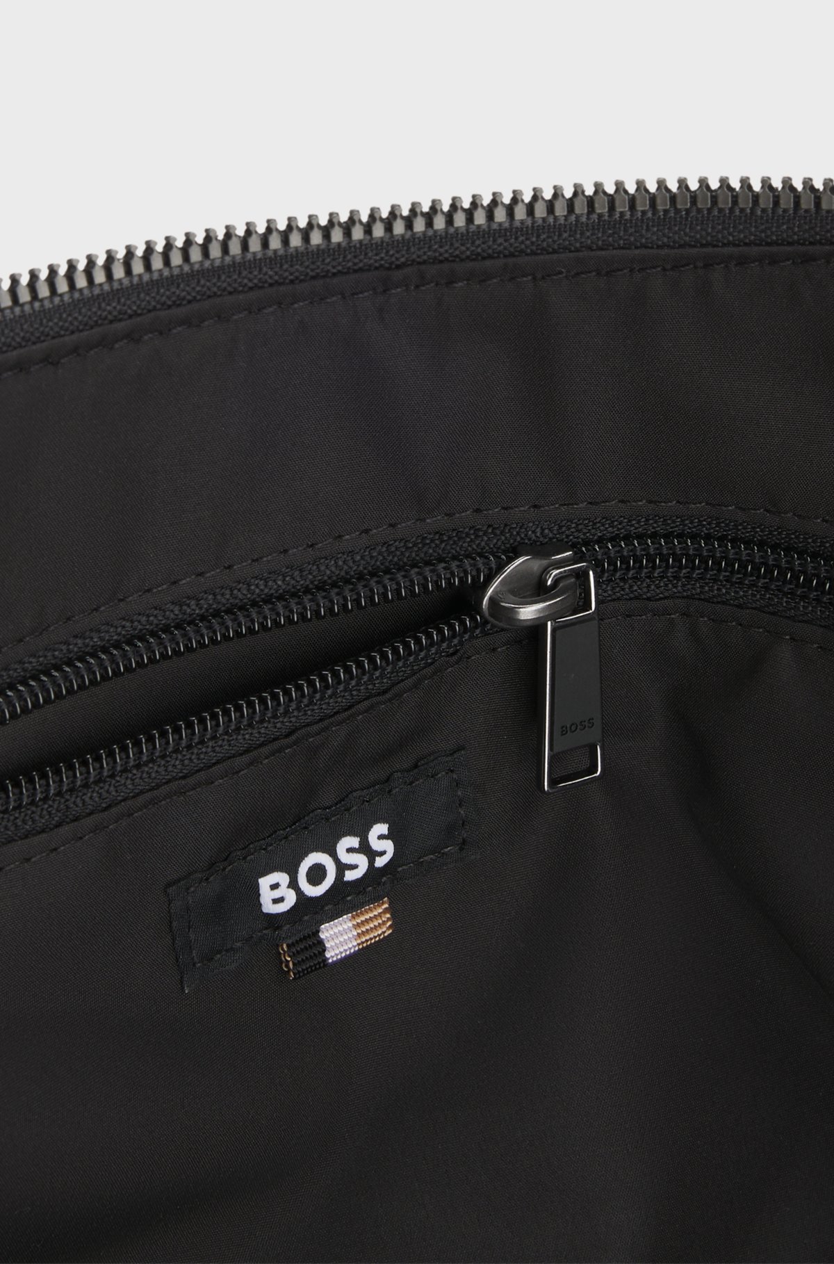 BOSS - クロスボディバッグ コントラストロゴ - ブラック BOSS - クロスボディバッグ コントラストロゴ - ブラック