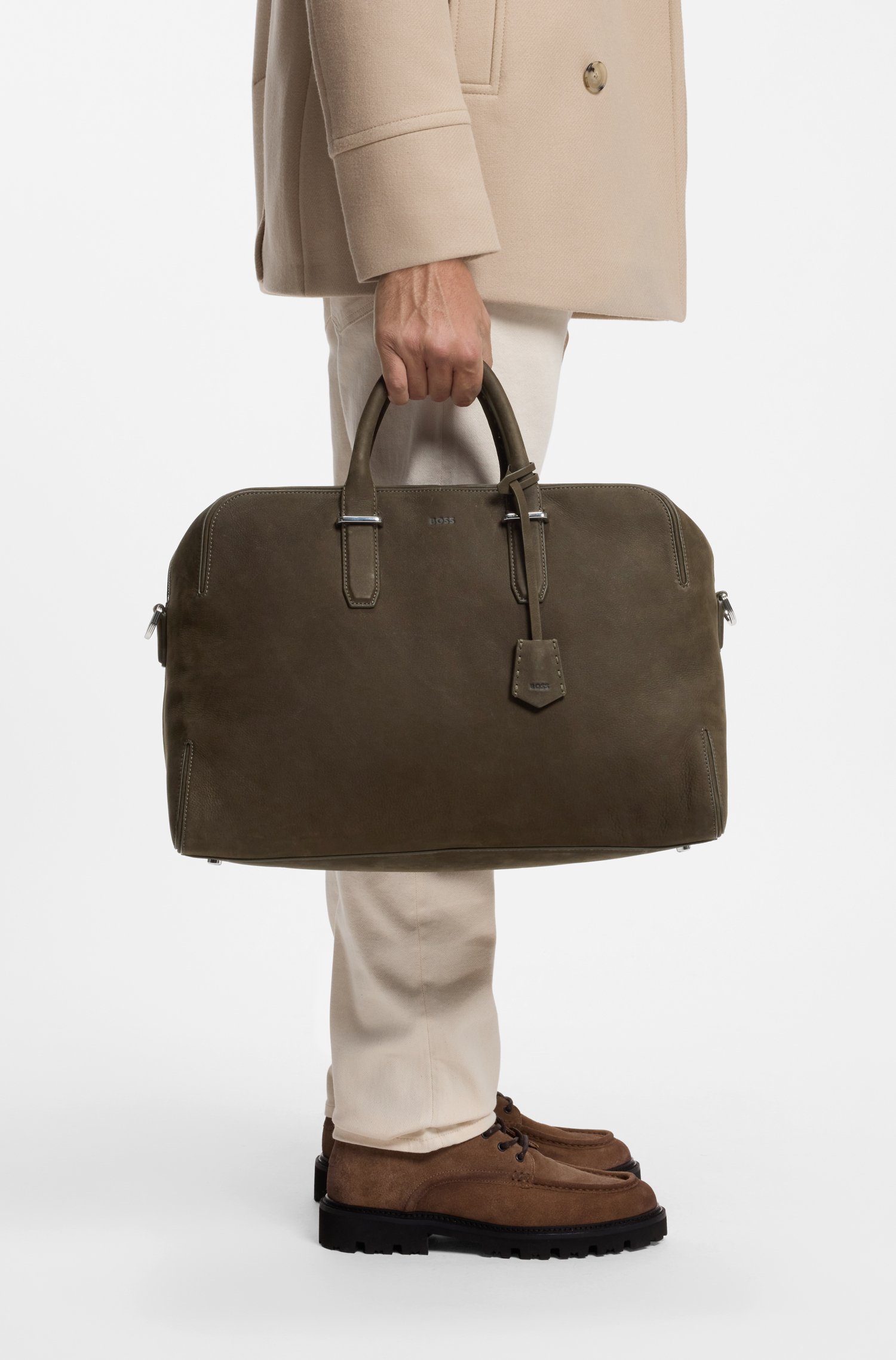 Boss ONE Madison leather holdall res- & sportväskor herr – bild 2