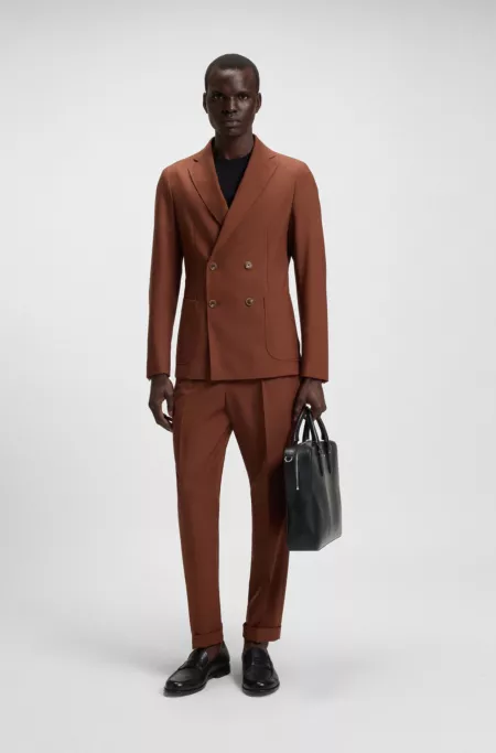 Porte-documents en cuir avec marquage du logo