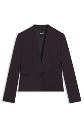 Blazer da smoking regular fit con revers a scialle