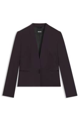 Regular-fit tuxedo blazer with shawl lapels 1