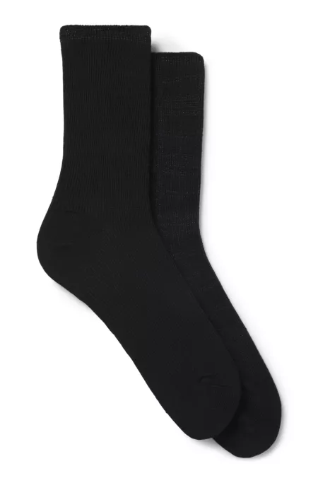 Two-pack of short-length socks with sparkling details